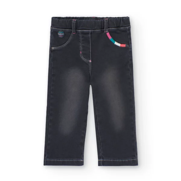 Pantaloni denim gamba dritta - immagine 2