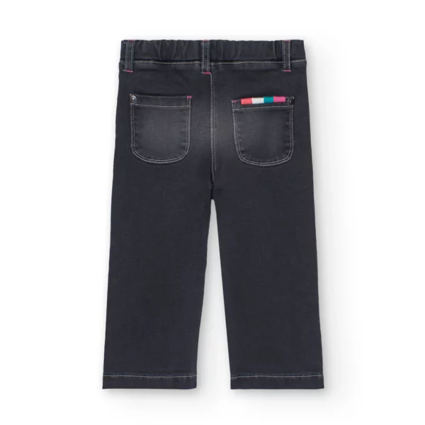 Pantaloni denim gamba dritta
