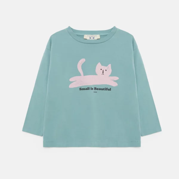 Maglietta stampa gatto