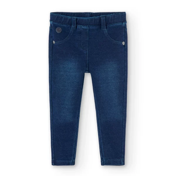Pantaloni elasticizzati denim per bimba  - multicolore - immagine 11