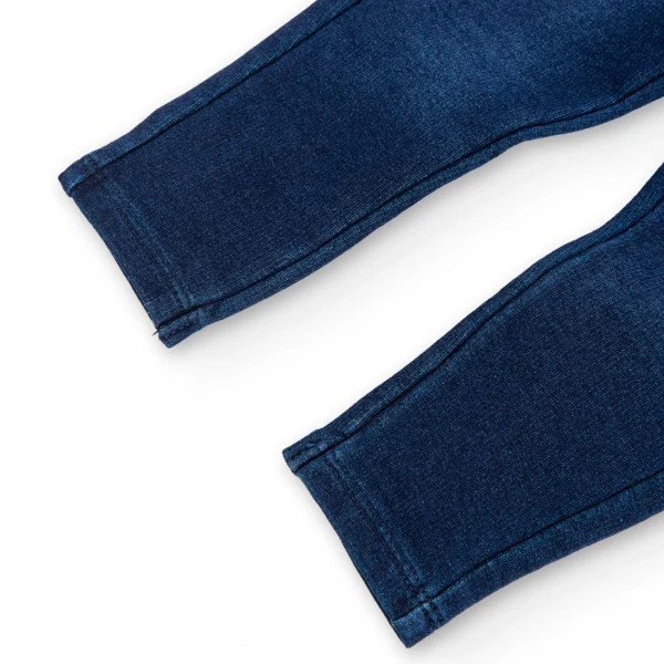 Pantaloni elasticizzati denim per bimba  - multicolore - immagine 7