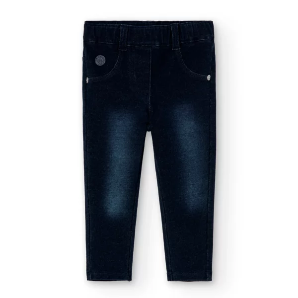 Pantaloni elasticizzati denim per bimba  - multicolore - immagine 12