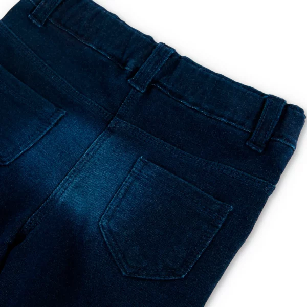 Pantaloni elasticizzati denim per bimba  - multicolore - immagine 8