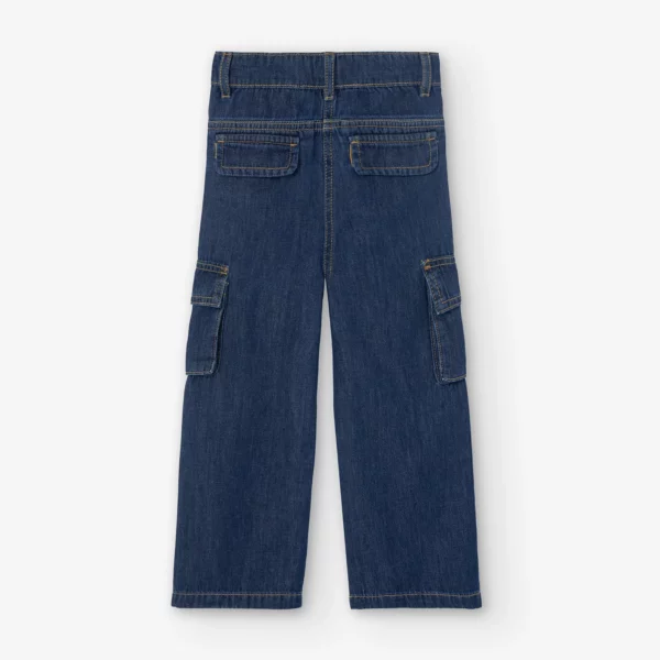 Jeans con tasconi per ragazza - immagine 3