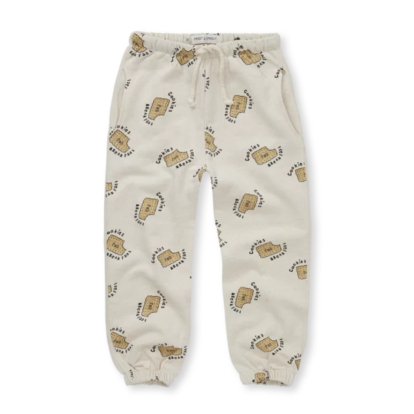 Pantaloni tuta stampa biscotto