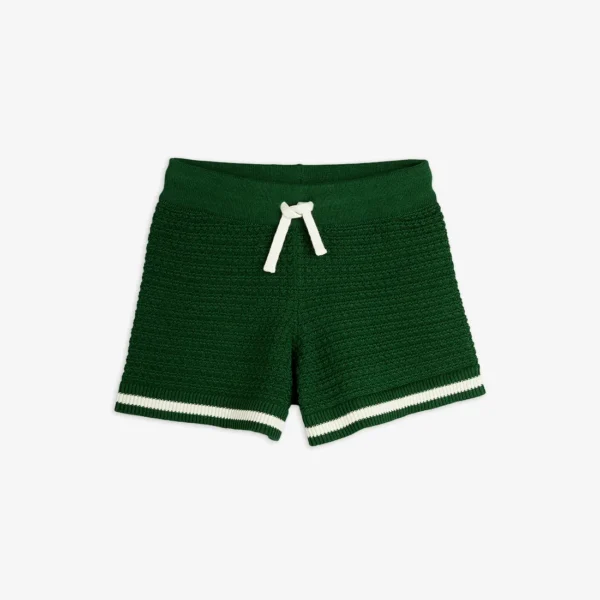 Shorts a maglia verde