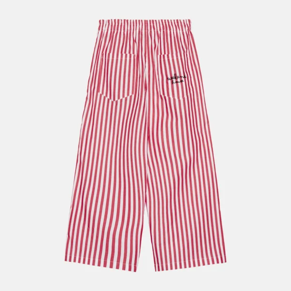 Pantaloni dritti a righe rosse - immagine 2