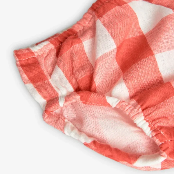 Vestito giromanica a quadri - immagine 6