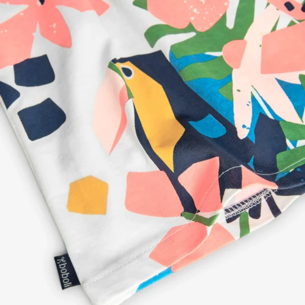 Vestito giromanica stampa floreale - immagine 4