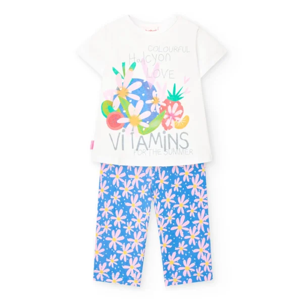 Completo mezza manica e leggings vitamins