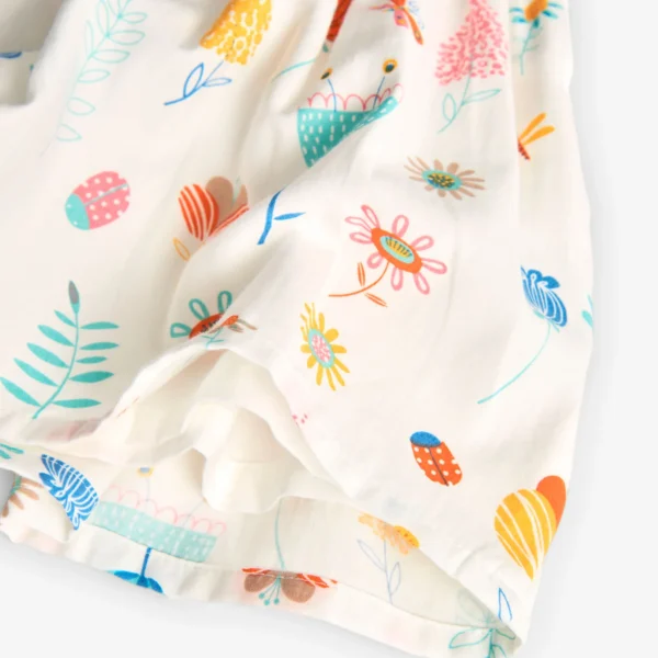 Vestito bianco con dettagli turchesi - immagine 5