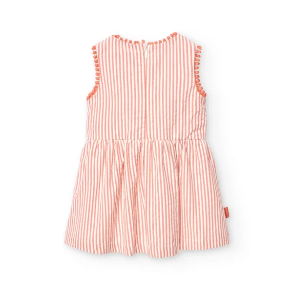 Vestito a righe giromanica - immagine 2