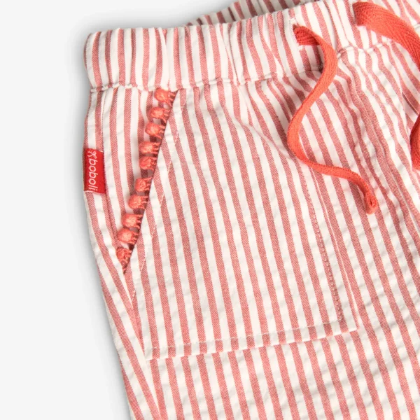 Pantaloni a righe terraccotta - immagine 3