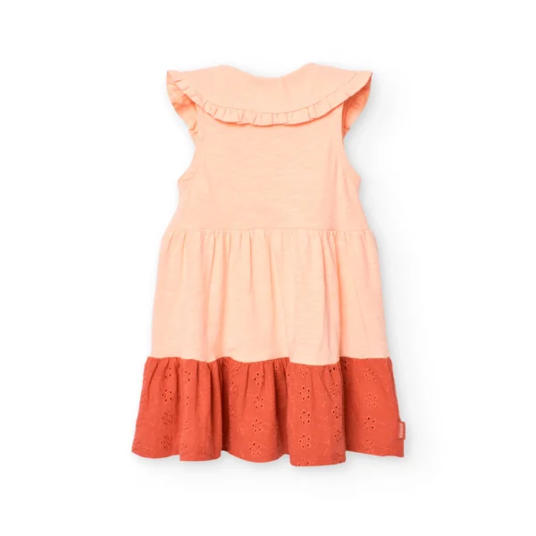 Vestito giromanica con colletto tondo - immagine 2