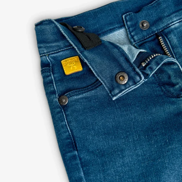 Jeans a zampa con fiori - immagine 3