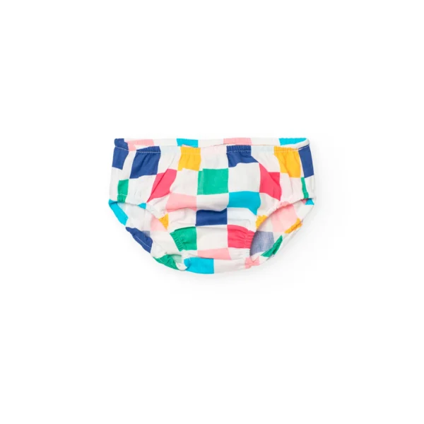 Vestito mezza manica scacchi colorati - immagine 3