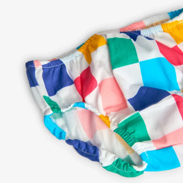 Vestito mezza manica scacchi colorati - immagine 6
