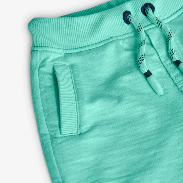 Shorts in felpa verde menta - immagine 3