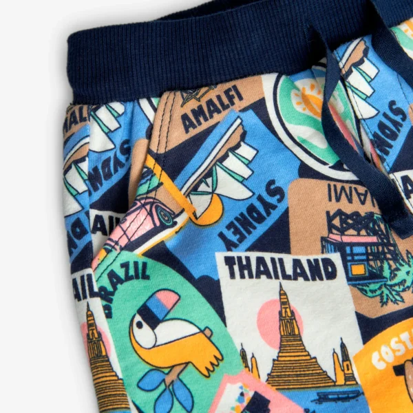 Shorts in felpa città del mondo - immagine 3