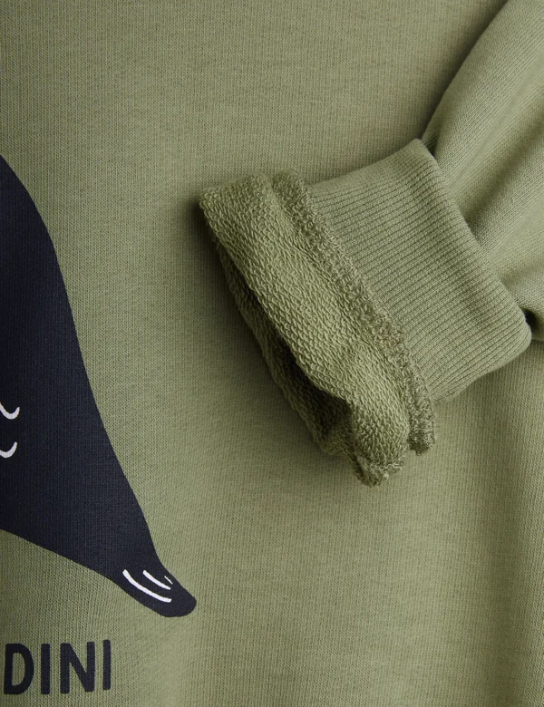 Felpa leggera merlo verde militare - immagine 4