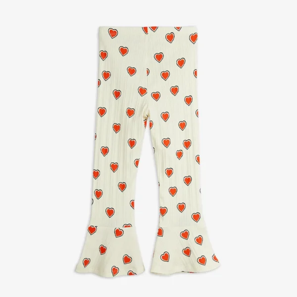 Leggings flare stampa cuore - immagine 2