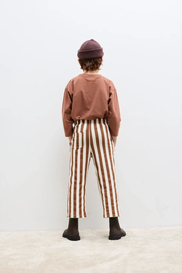Pantaloni a righe verticali ‘Fruity’ - immagine 4