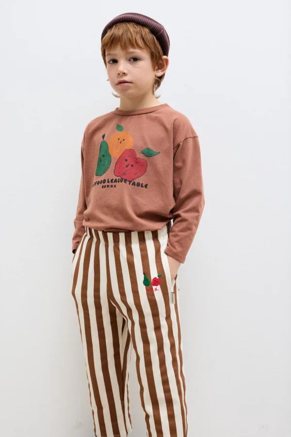 Pantaloni a righe verticali ‘Fruity’ - immagine 2