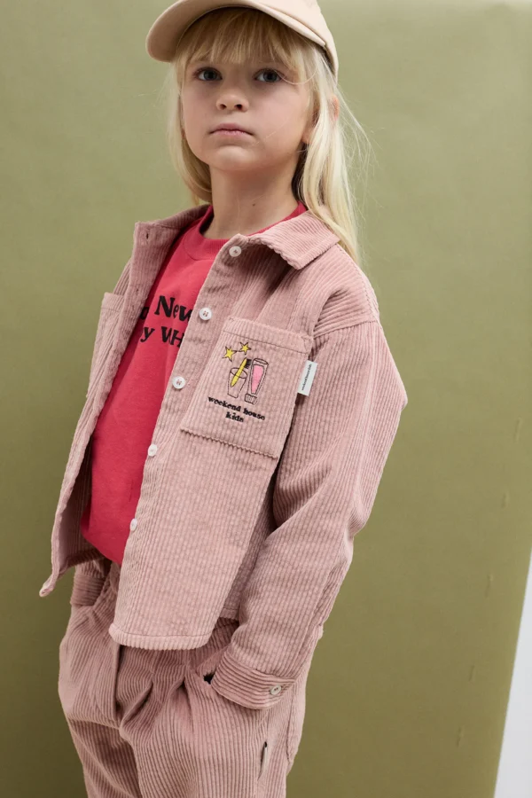 Camicia di velluto rosa ‘magic toothbrush’ - immagine 3