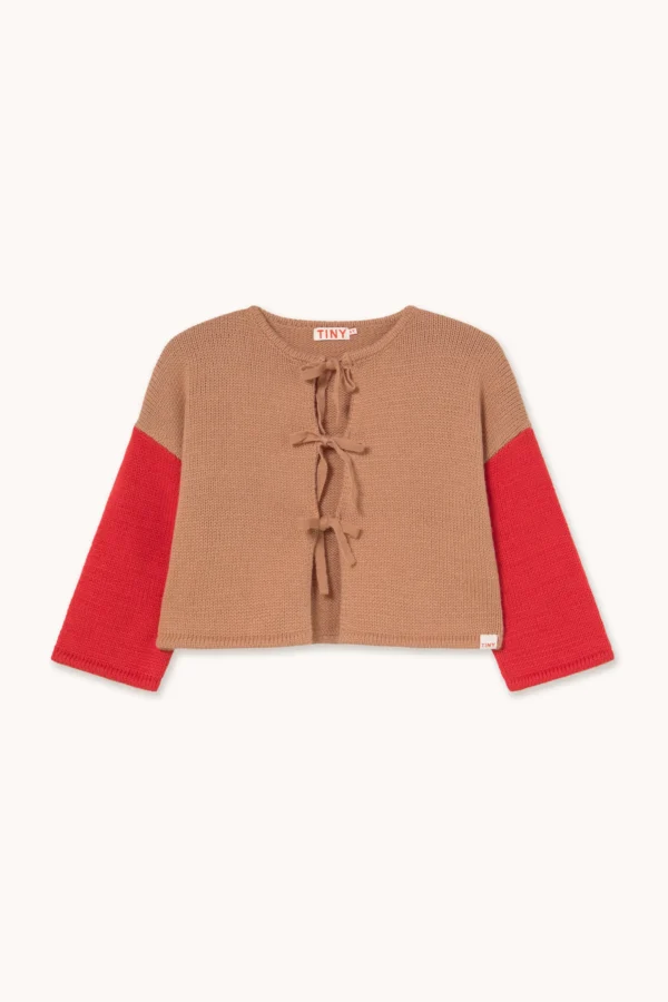 Cardigan con laccetti