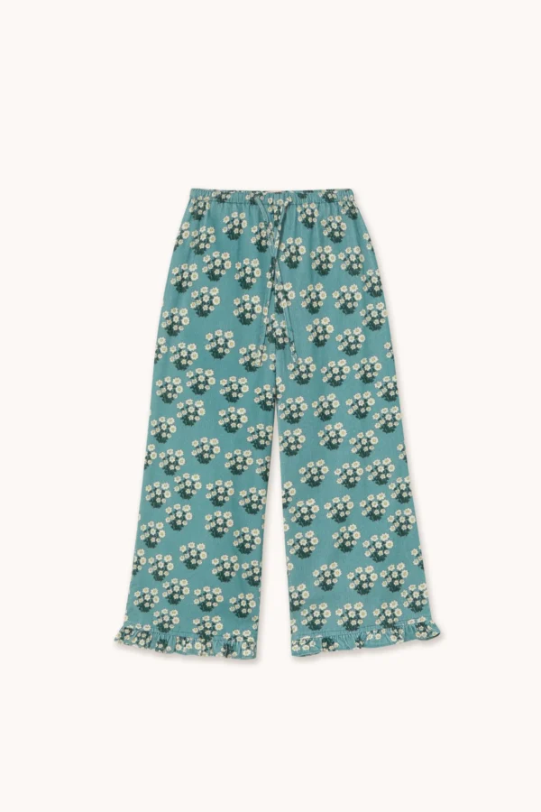 Pantaloni stampa White Bouquet